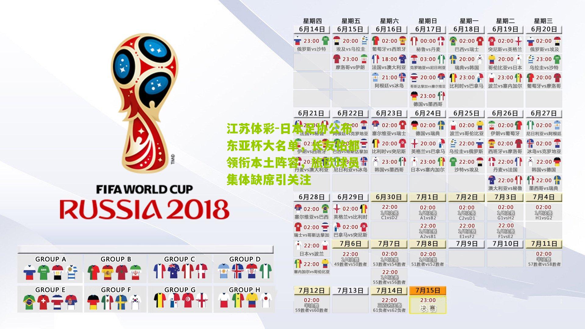 日本足协公布东亚杯大名单，长友佑都领衔本土阵容，旅欧球员集体缺席引关注